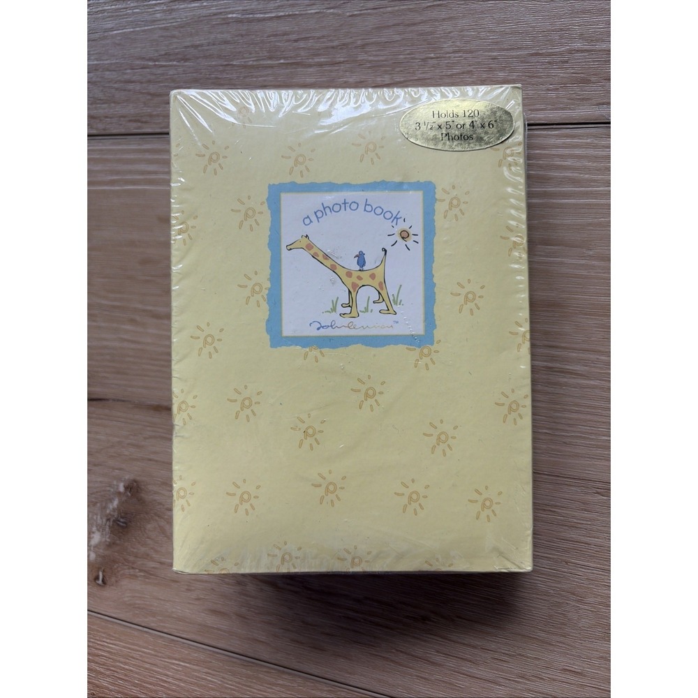 VTG John Lennon "Real Love" Photo Album Baby Giraffe Bluebird Sun Carter's 1999